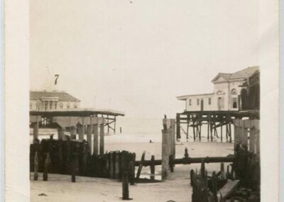 1944 Atlantic City Boardwalk September Hurricane Damage Heinz Pier Photo