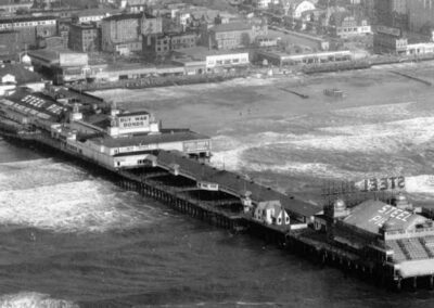 1944 Atlantic City Boardwalk Steel Pier Photo