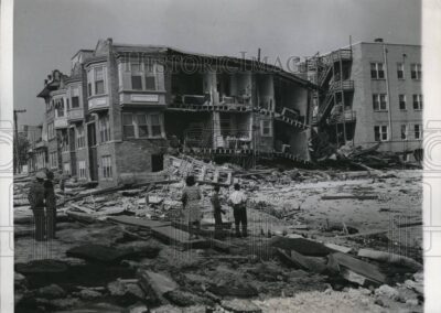 1944 Atlantic City September Hurricane Seaside Ave. 9 15 44 Photo