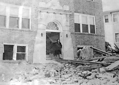 1944 Atlantic City September Hurricane Vanderbilt Apts. New Hampshire Ave. Photo