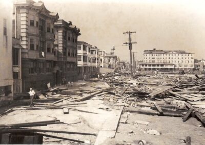 1944 Circa Atlantic City September 1944 Hurricane Damage South Massachuttets Ave. Photo