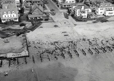 1944 Ventnor City September Hurricane Derby Ave. & Boardwalk Photo B