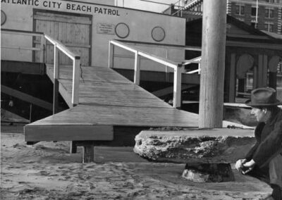 1947 Atlantic City Beach Patrol Erosion South Carolina Headquarters 3 47 Photo