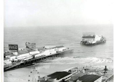 1962 Atlantic City Beach Steel Pier March Storm Damage Photo