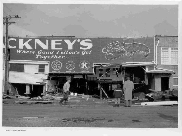 1962 Atlantic City March Storm Damage Hackney s Resaurant Photo