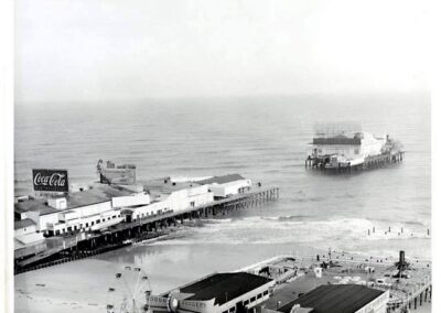 1962 Atlantic City March Storm Damage Steel Pier Photo