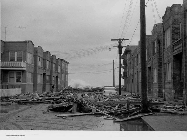 1962 Atlantic City March Storm Dewey Pl. Photo
