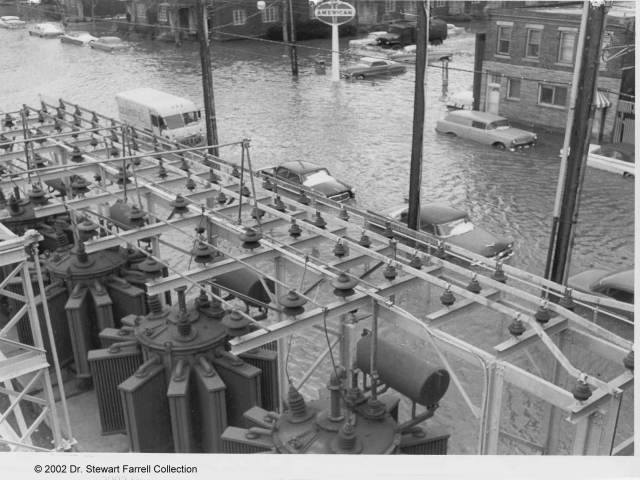 1962 Atlantic City March Storm Electric Company Window Photo