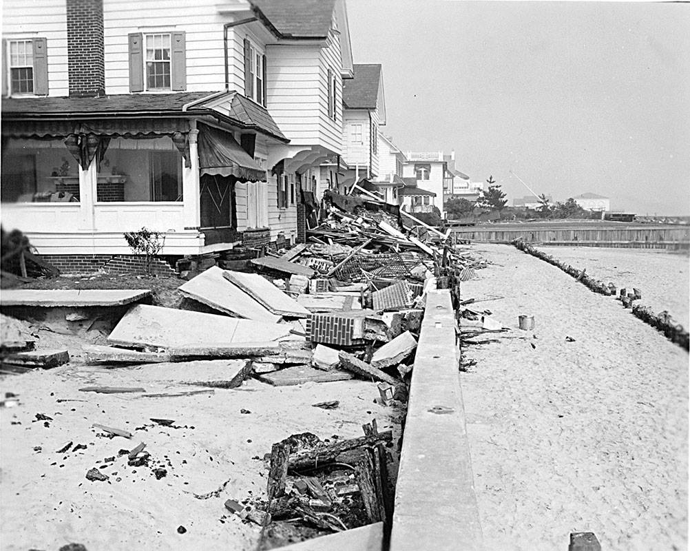 1962 Ventnor City March Storm Damage New Haven Ave. Photo