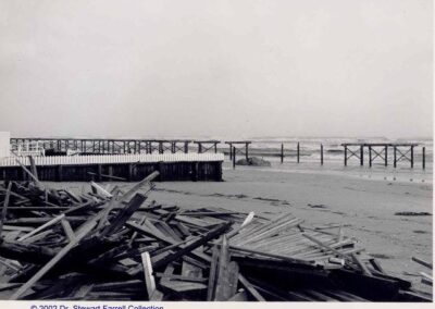 1962 Ventnor City March Storm Lafayette Ave. Boardwalk & Fishing Pier Damage Photo
